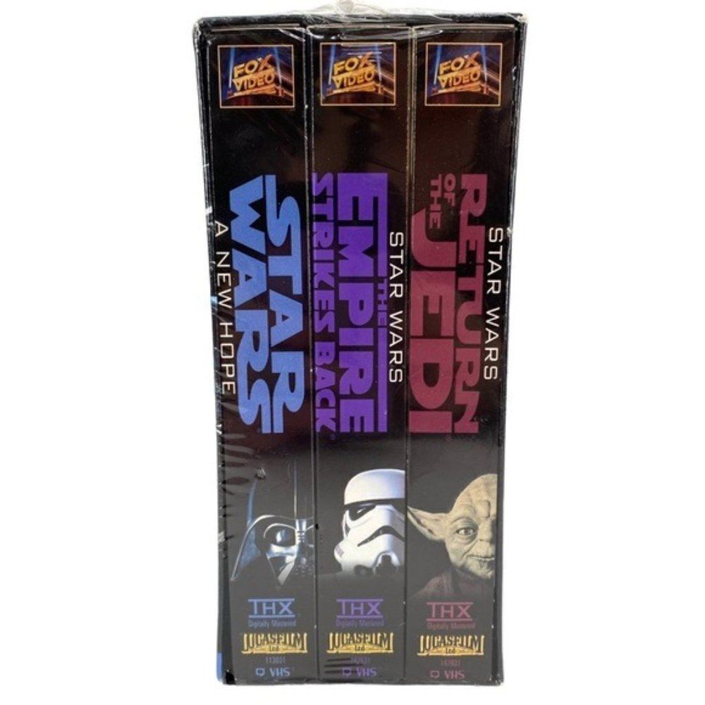 Star Wars Empire Jedi 1995 THX VHS Trilogy Box Set Brand New Sealed - Picture 2 of 7